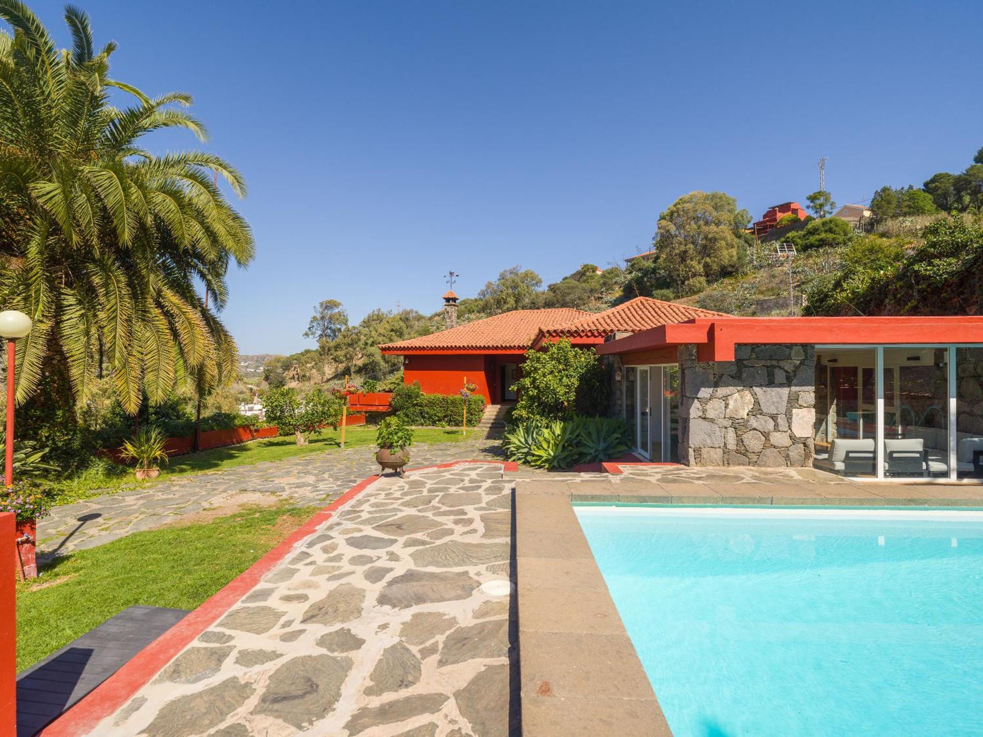 El Jardin de Santa Brígida with private pool, sauna&jacuzzi Exterior foto