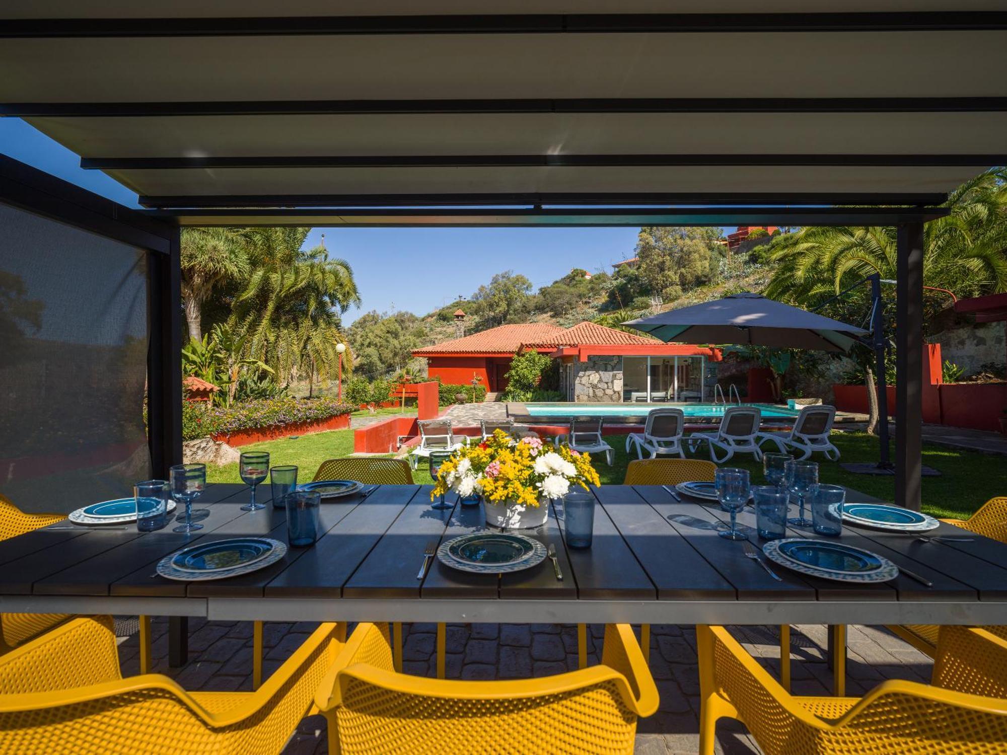 El Jardin de Santa Brígida with private pool, sauna&jacuzzi Exterior foto