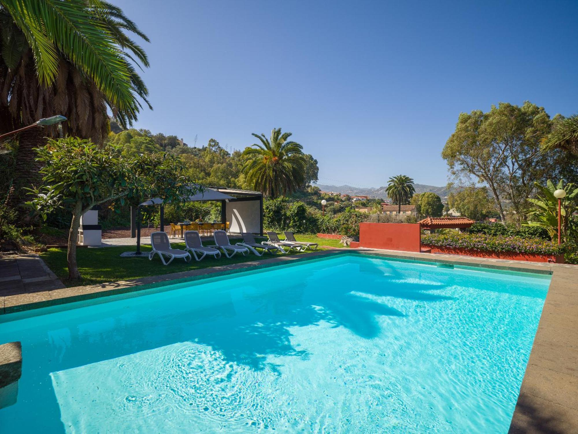 El Jardin de Santa Brígida with private pool, sauna&jacuzzi Exterior foto